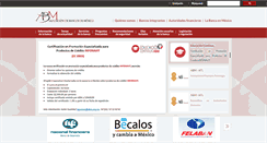 Desktop Screenshot of abm.org.mx